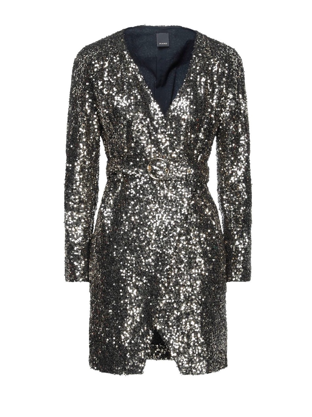 Pinko mini dress. Gold/silver